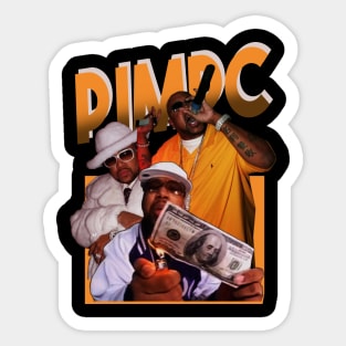 vintage pimp c rapper Sticker